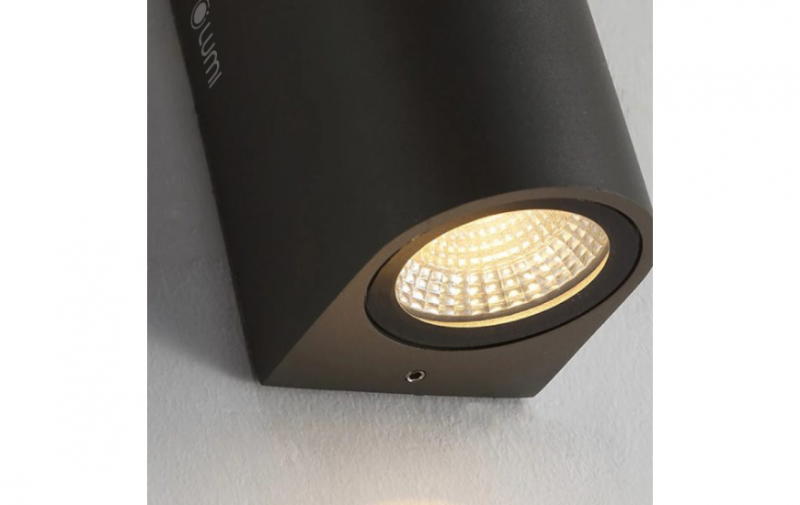 Đèn gắn tường ngoài trời bán nguyệt 2*5w