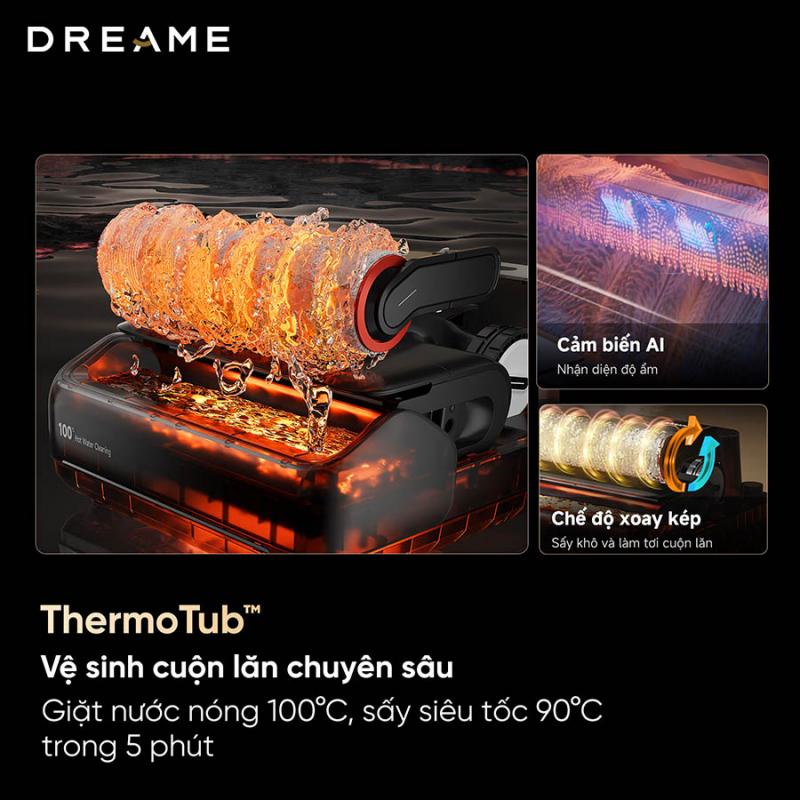 Máy hút bụi lau nhà khô và ướt Dreame H15 Pro Heat