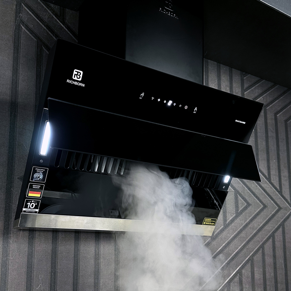 hiệu suất vượt trội của Máy Hút Mùi RICHBORN RHA70AHMB