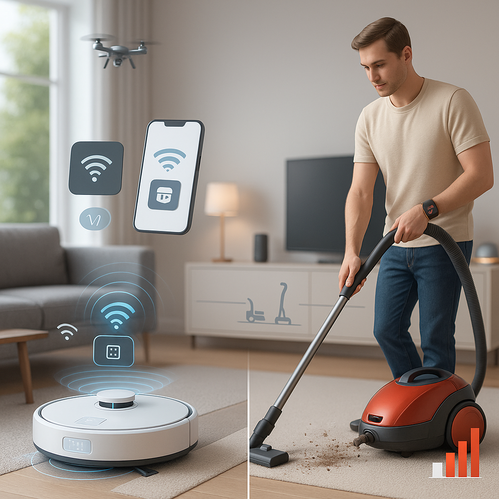 tổng quan về robot hút bụi và máy hút bụi