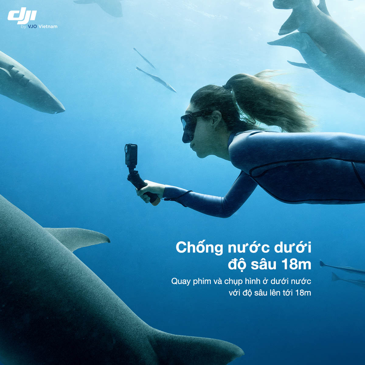 khả năng chống nước của DJI Osmo Action 4