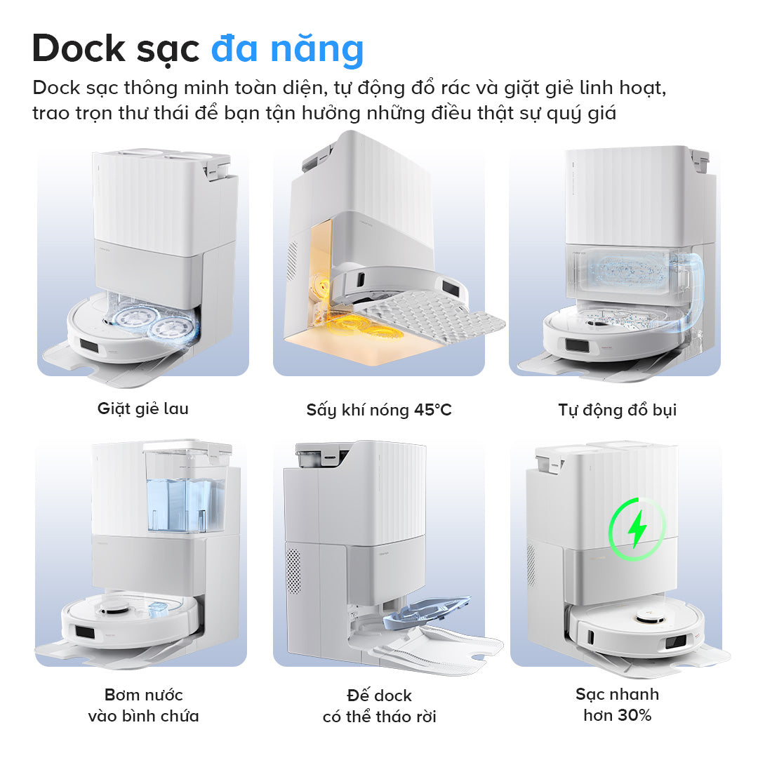 Trạm sạc đa năng của QREVO 5AE