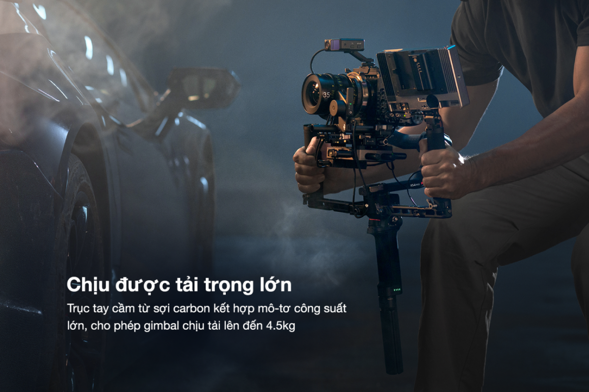 khả năng mang tải của Gimbal DJI RS4 Pro