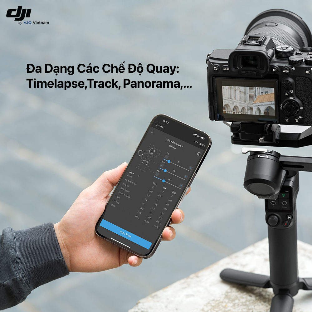 các chế độ quay của DJI RS 3 Mini