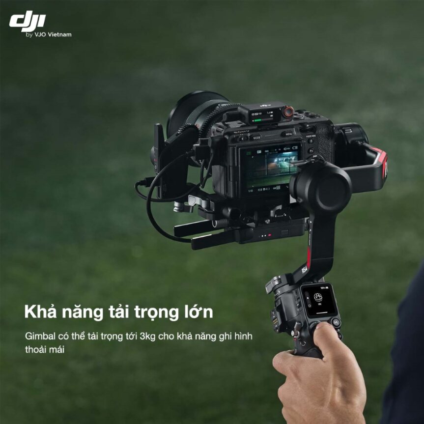 khả năng mang tải của Gimbal DJI RS4