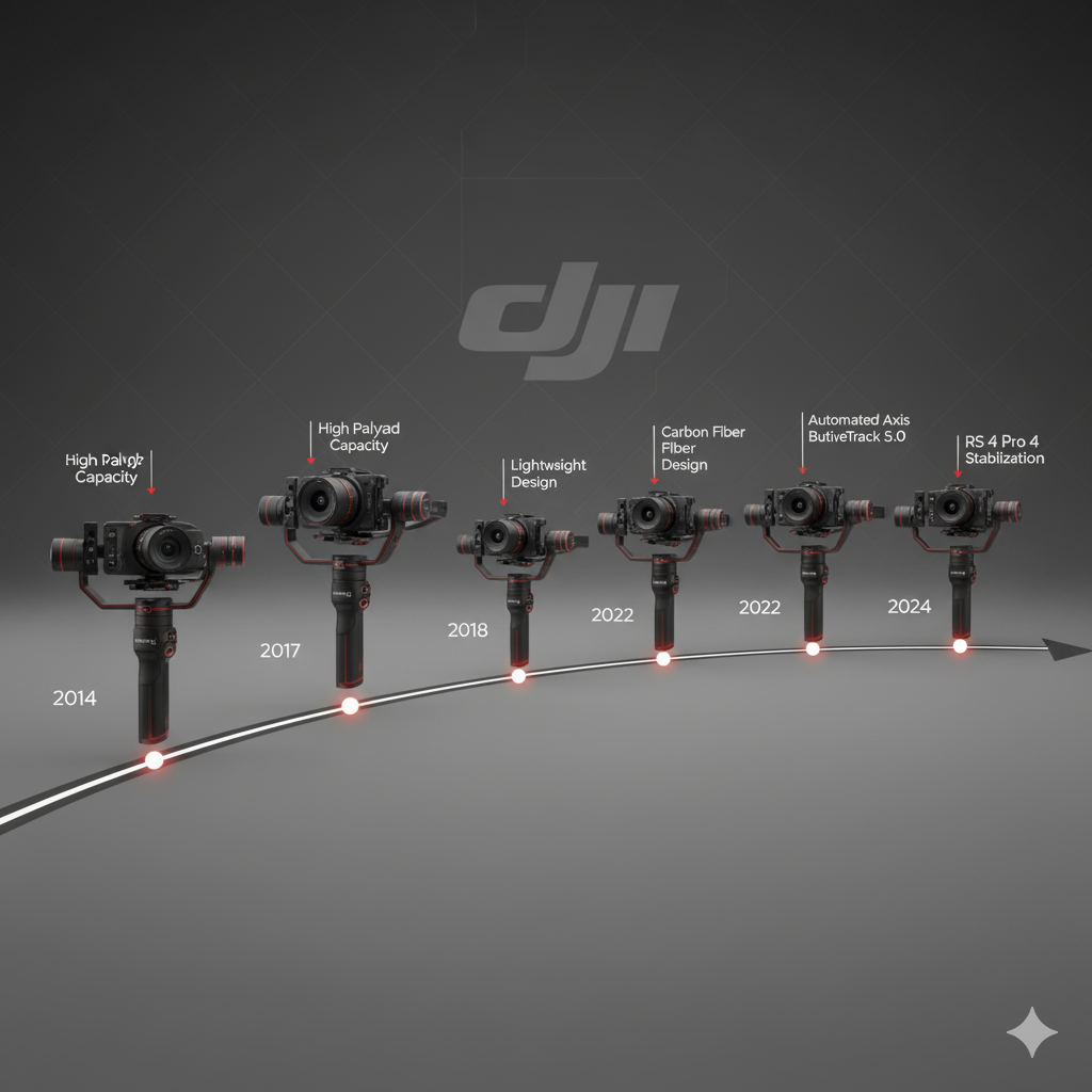 Lịch sử phát triển gimbal DJI